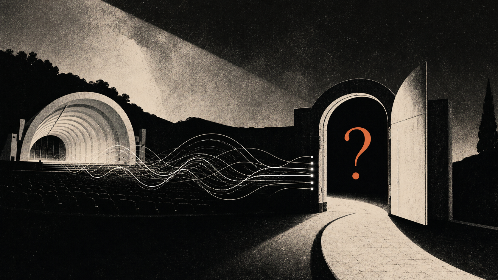 Editorial illustration for Hollywood Bowl 2026 summer season announcement: The Moment and Context: What the Attention Does Not Prove.