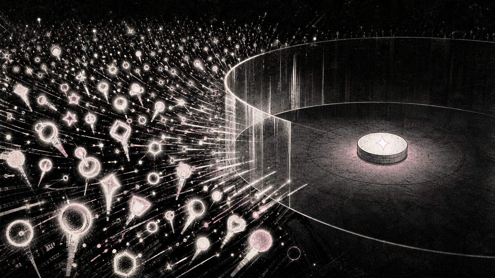 Editorial illustration for izna 2026 Set the Tempo comeback reporting: The Moment and Context: What the Attention Does Not Prove.