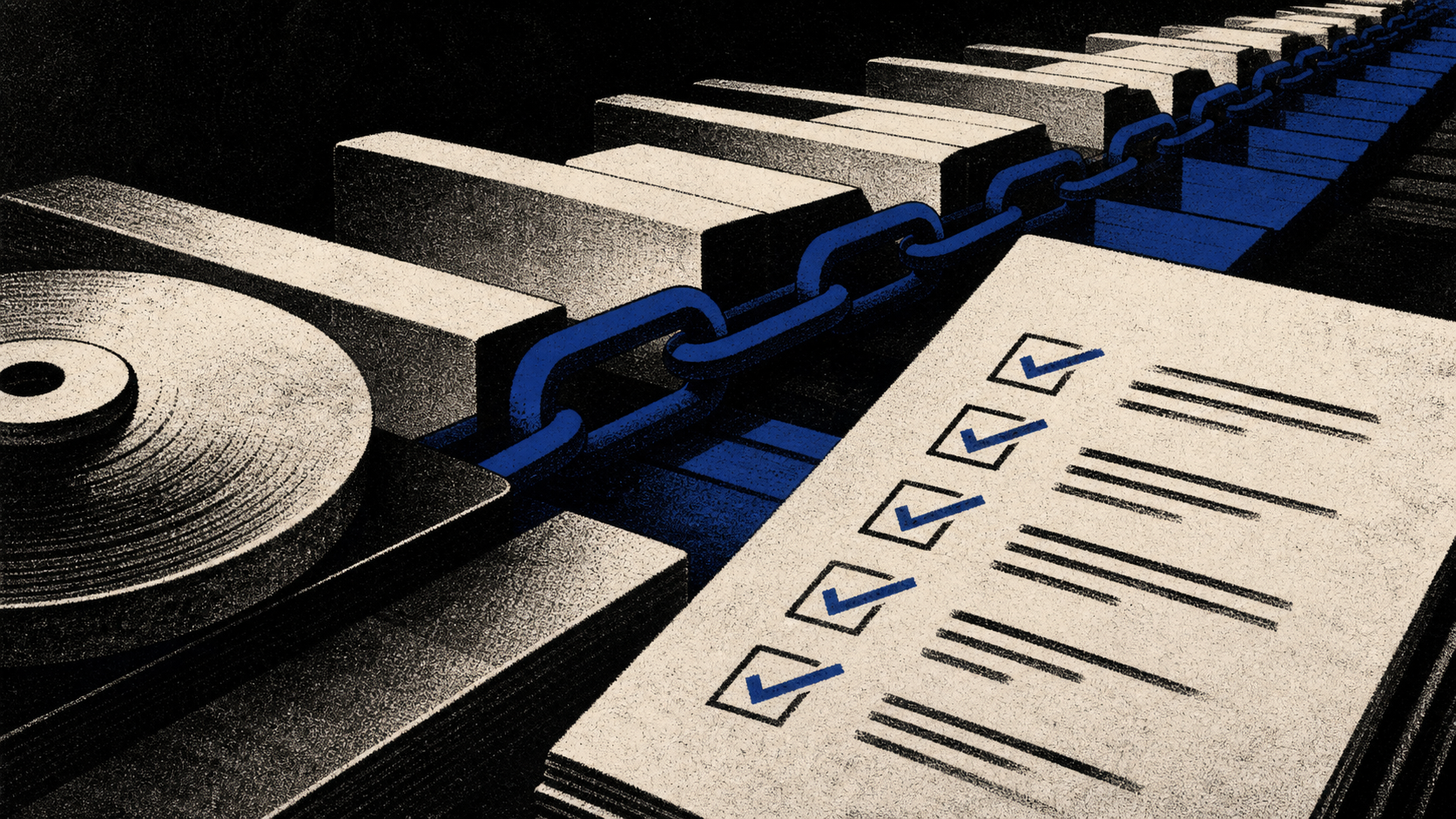 Editorial illustration for public music masters ownership announcements: Confirmed Details: What the Public Record Establishes.
