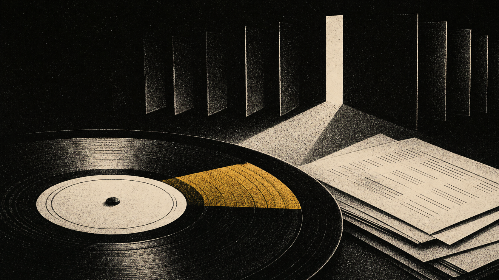 Editorial illustration for public music masters ownership announcements: Confirmed Details: What the Public Record Establishes.