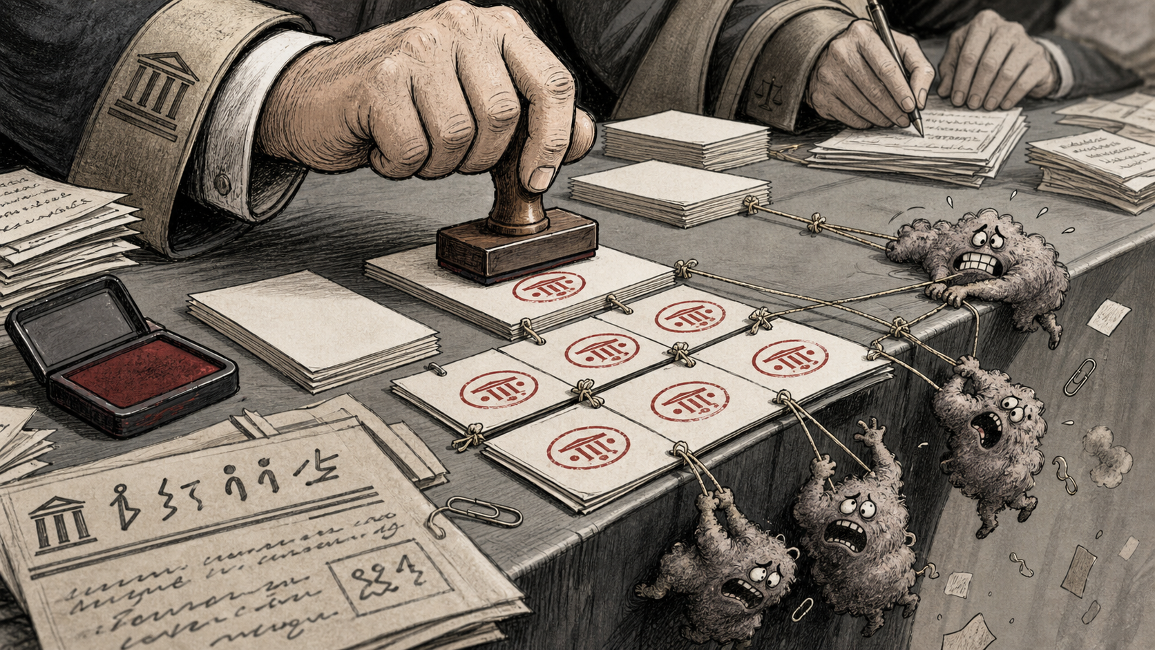 greenland bluster trump surprises evidence illustration with original LifeFever8 characters