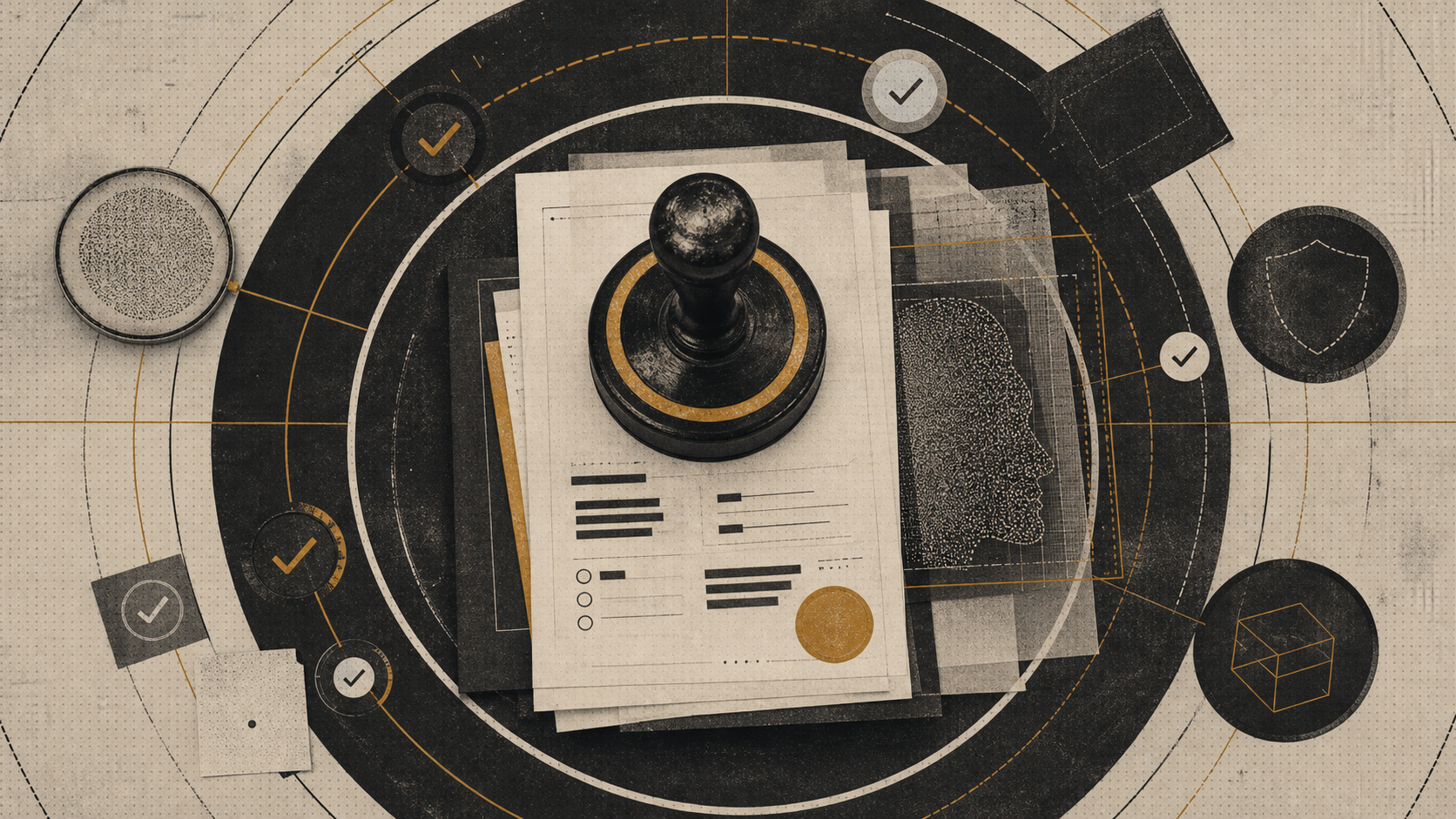Editorial illustration for SAG-AFTRA interactive media agreement AI protections: Confirmed Details: What the Public Record Establishes.