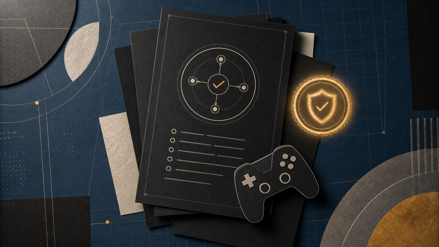 Editorial illustration for SAG-AFTRA interactive media agreement AI protections: SAG-AFTRA’s Interactive Media Agreement: What the AI Terms Actually Cover — July 30, 2026 Context Update.