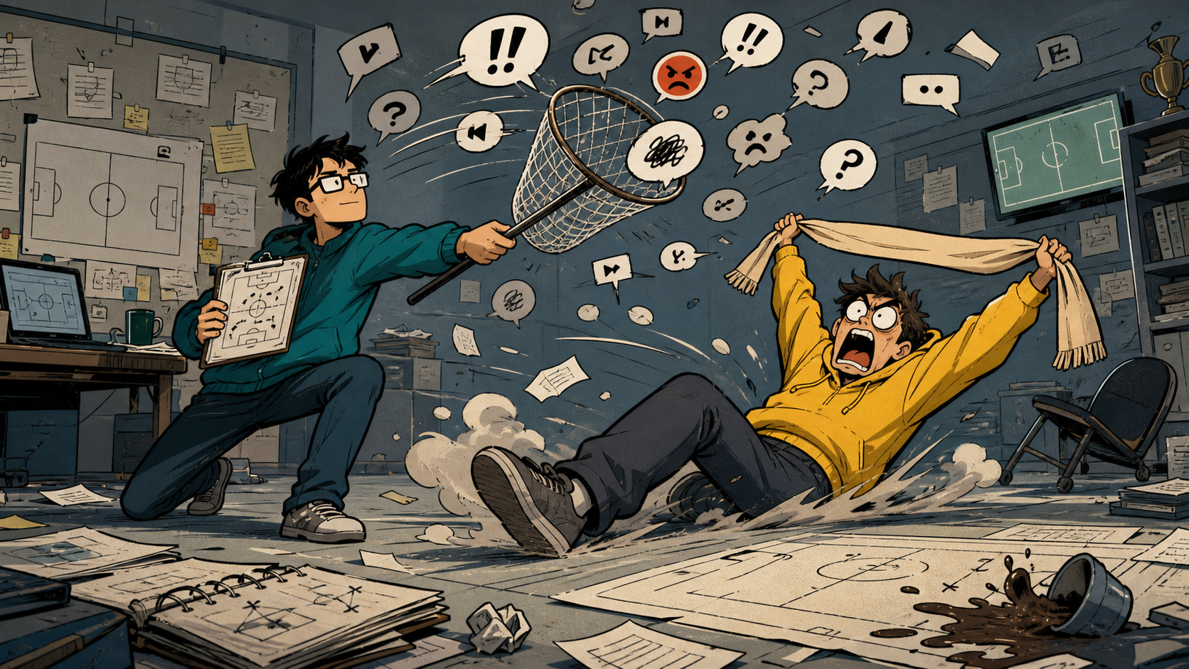 egypt complains officials were overview illustration with original LifeFever8 characters