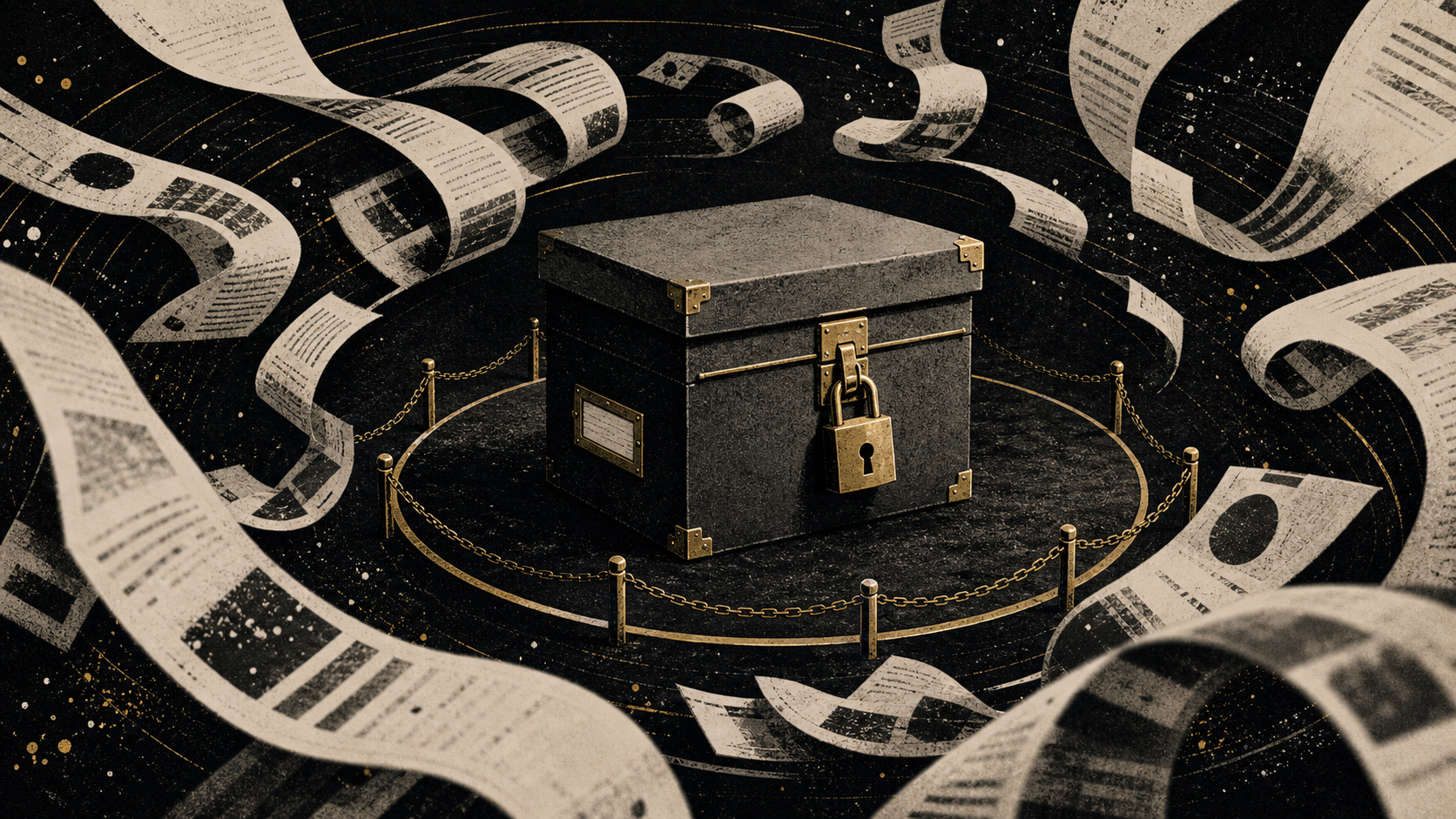 Editorial illustration for Taylor Swift masters acquisition reporting: The Moment and Context: What the Attention Does Not Prove.