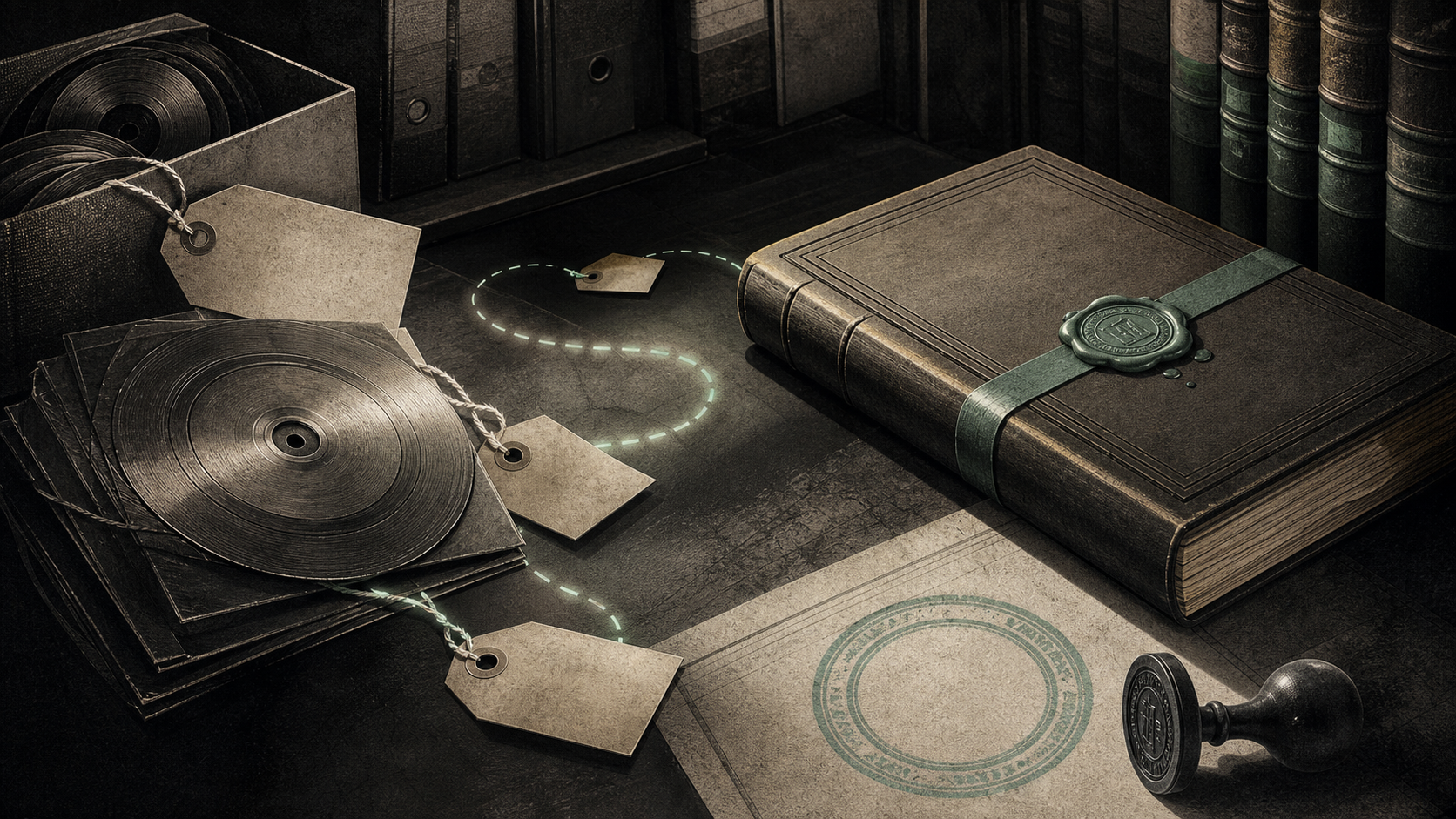 Editorial illustration for Taylor Swift masters acquisition reporting: Confirmed Details: What the Public Record Establishes.