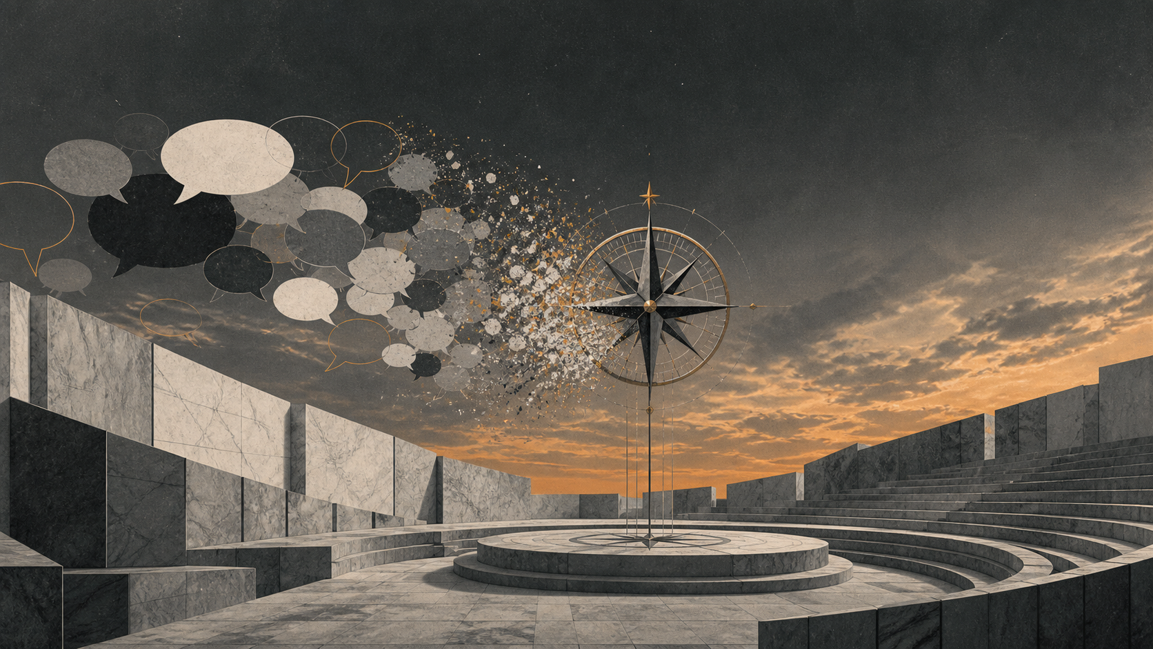 Editorial illustration for The Odyssey 2026 coverage and first-reaction context: The Odyssey Coverage Is Loud: What First Reactions Can—and Cannot—Tell You — July 22, 2026 Context Update.