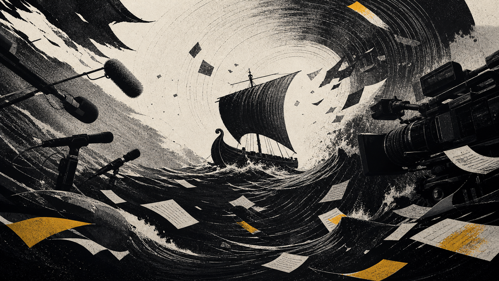 Editorial illustration for The Odyssey 2026 coverage and first-reaction context: The Odyssey Coverage Is Loud: What First Reactions Can—and Cannot—Tell You — July 28, 2026 Context Update.