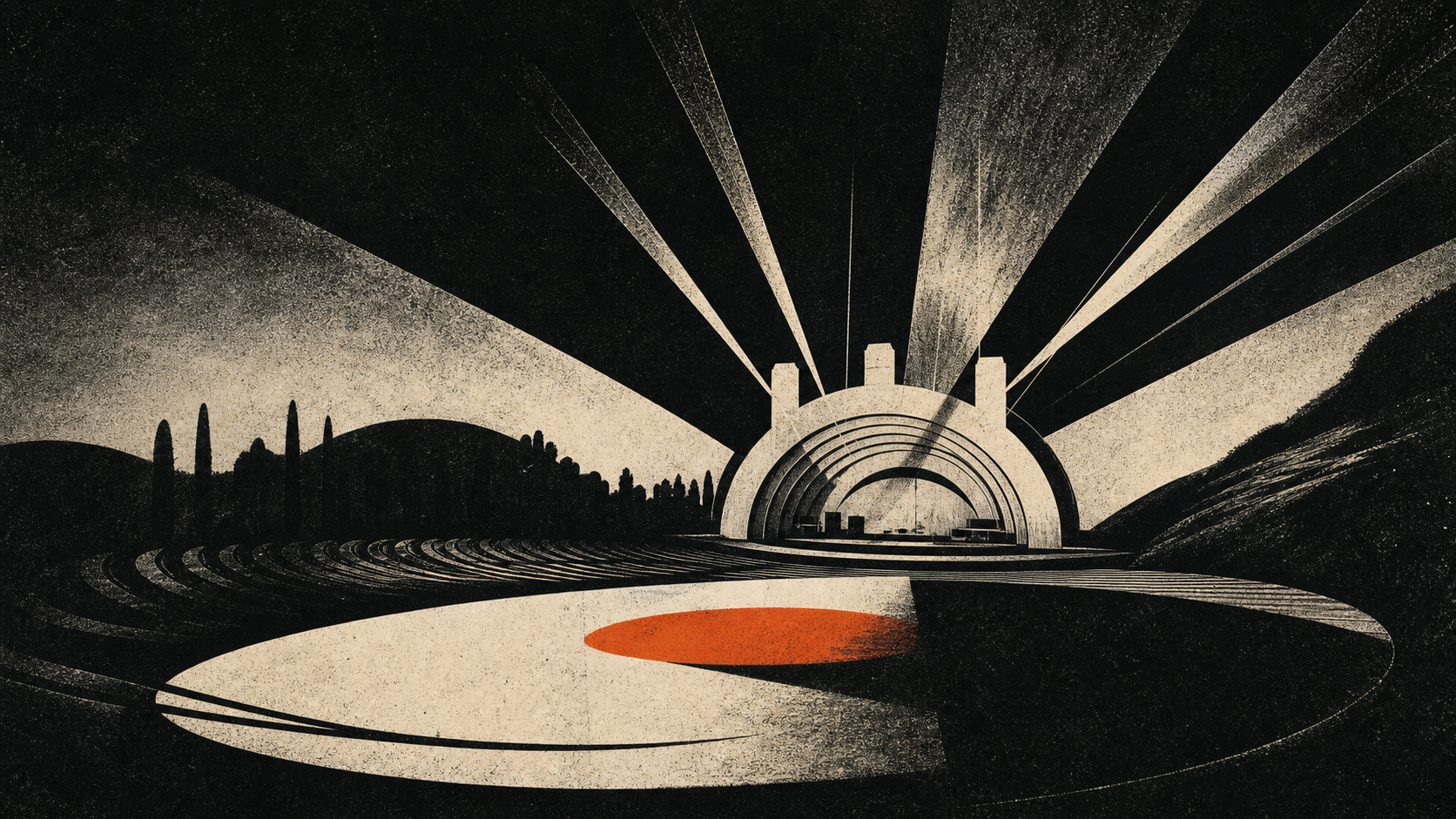 Editorial illustration for Hollywood Bowl 2026 summer season announcement: The Moment and Context: What the Attention Does Not Prove.