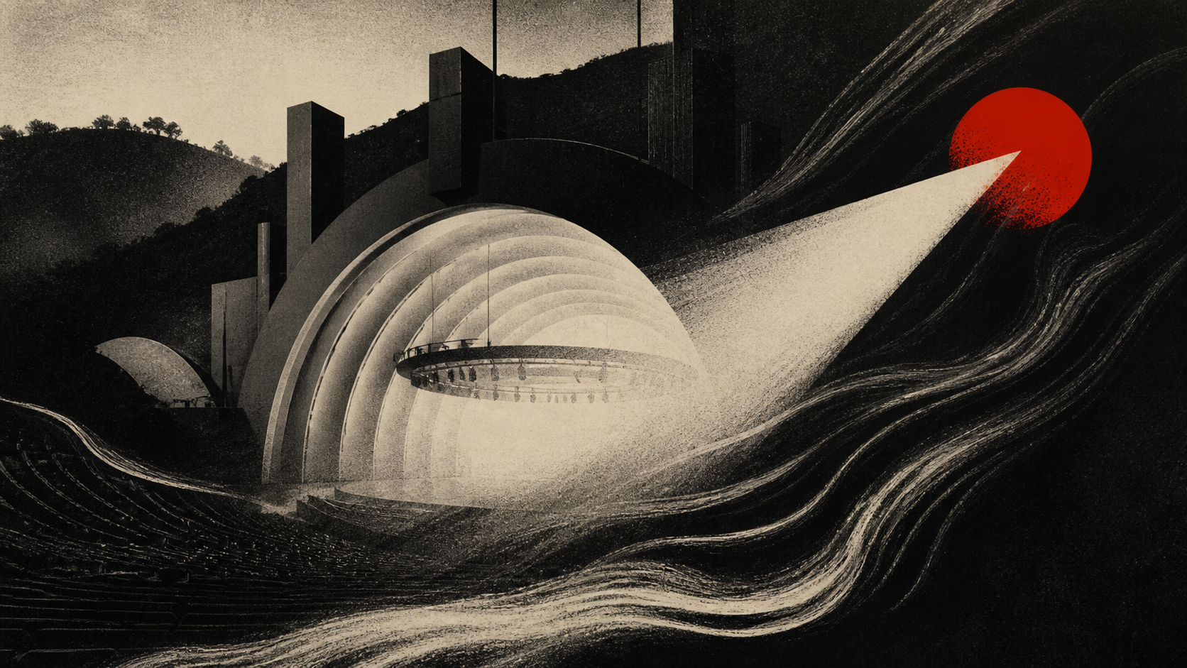 Editorial illustration for Hollywood Bowl 2026 summer season announcement: The Moment and Context: What the Attention Does Not Prove.