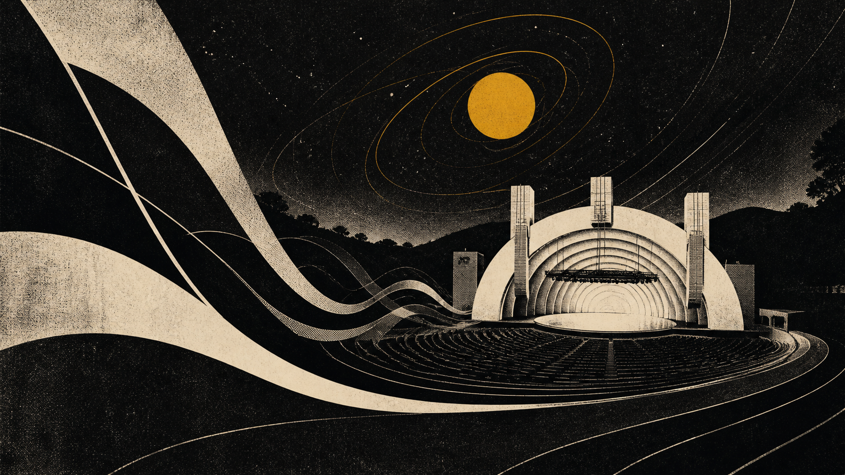 Editorial illustration for Hollywood Bowl 2026 summer season announcement: Hollywood Bowl’s 2026 Season: What a Giant Summer Lineup Actually Signals — August 7, 2026 Context Update.