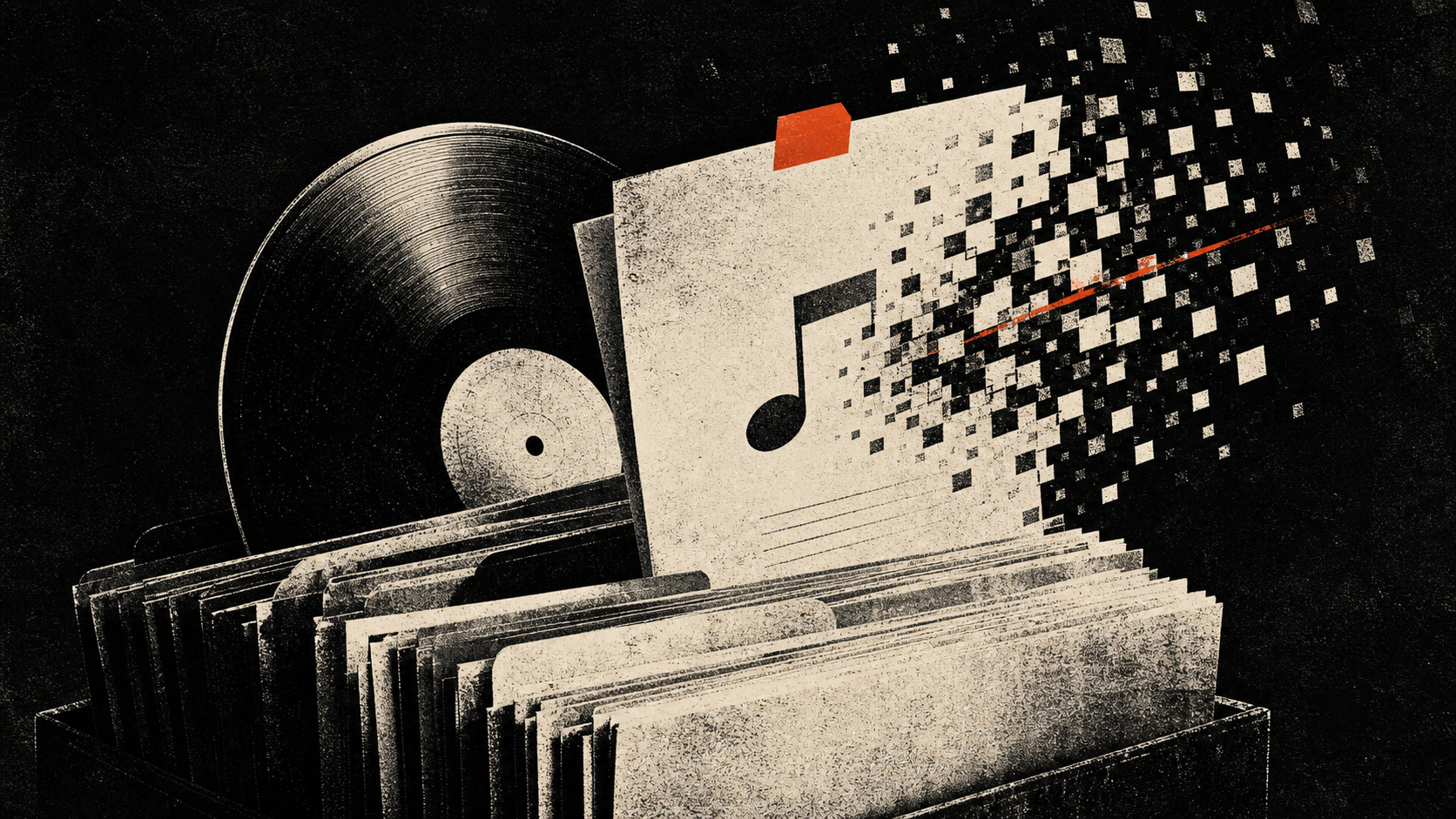 Editorial illustration for public music masters ownership announcements: Confirmed Details: What the Public Record Establishes.