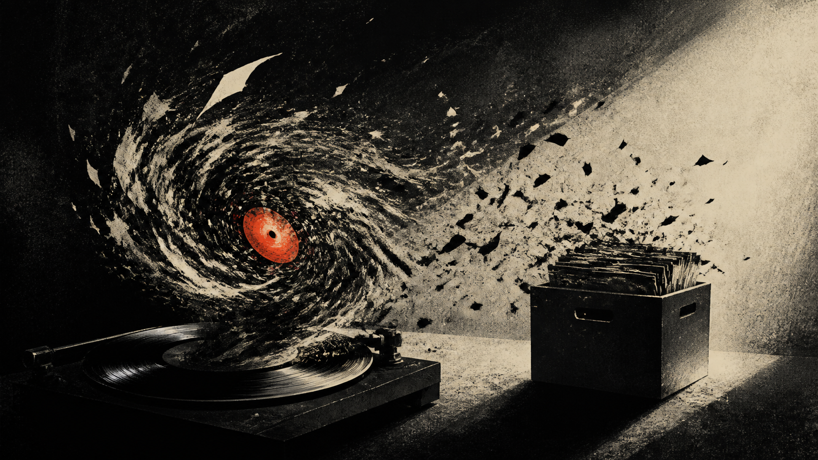 Editorial illustration for public music masters ownership announcements: The Moment and Context: What the Attention Does Not Prove.